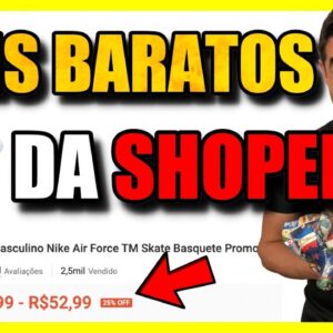 #SHOPEE 5 PRODUTOS BARATOS PRA VOCÊ GANHAR DINHEIRO!!!🤑 É MESMO TÃO DIFÍCIL ASSIM???🤔