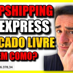 🤑 COMO FAZER DROPSHIPPING DO ALIEXPRESS PARA O MERCADO LIVRE Vender no Mercado Livre  RENDA EXTRA