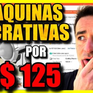 4 MÁQUINAS LUCRATIVAS DA #SHOPEE A PARTIR DE R$ 125 PARA VOCÊ GANHAR DINHEIRO MUITO RÁPIDO 🤑