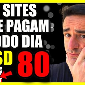 🚨 2 SITES QUE PAGAM ATÉ 80 DOLARES POR DIA - Ganhar dinheiro online