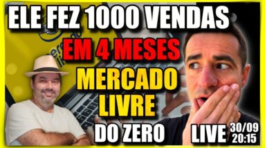 🤑LIVE - MERCADO LIVRE COMO VENDER INICIANTE - GANHAR DINHEIRO NO MERCADO LIVRE