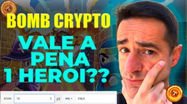 💣 ENTREI NO BOMB CRYPTO COM APENAS UM HERÓI, O RENDIMENTO É ???? JOGO NFT- COMO JOGAR BOMBCRYPTO