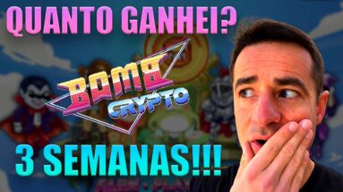 💣  VALE A PENA ENTRAR NO BOMB CRYPTO? COMO ESTÁ MINHA CONTA APÓS 3 SEMANAS DE JOGO!! JOGOS NFT