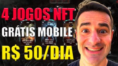 🤑  TOP 4 JOGOS NFT MOBILE E GRÁTIS PARA GANHAR DINHEIRO JOGANDO COM CRIPTOMOEDAS - NFT GAMES