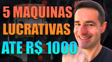 🤑 5 MAQUINAS LUCRATIVAS PARA GANHAR DINHEIRO EM CASA A PARTIR DE 500 REAIS - TRABALHAR DE CASA