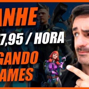 🎮  COMO GANHAR DINHEIRO JOGANDO GAMES ONLINE   GANHE R$ 277 JOGANDO VIDEOGAME   PC   XBOX   PSN