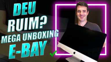 🖥 FUI TAXADO! Mas passou muitos produtos legais! SUPER UNBOXING DOS EUA- E-BAY- COMO IMPORTAR