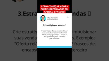 💊Como vender encapsulados em 8 passos rápidos! Comece já! #rendaextra #afiliados