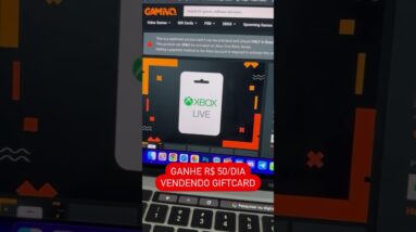 Como Ganhar Dinheiro na Internet- Vender Giftcards