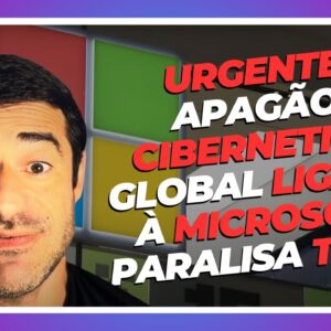 Apagão cibernético global ligado à Microsoft e CrowdStrike paralisa voos, atinge bancos, TVs, etc