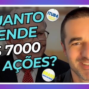 QUANTO RENDE 7000 INVESTIDOS EM AÇÕES -  DIVIDENDOS | FELIPE HERRMANN