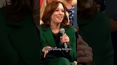 Kamala Harris expressed her admiration for Gen Z, describing them as "clear-eyed" and "wonderfull