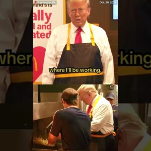 Donald #Trump stopped at a McDonald’s in #Pennsylvania to work the fryer and drive-through.